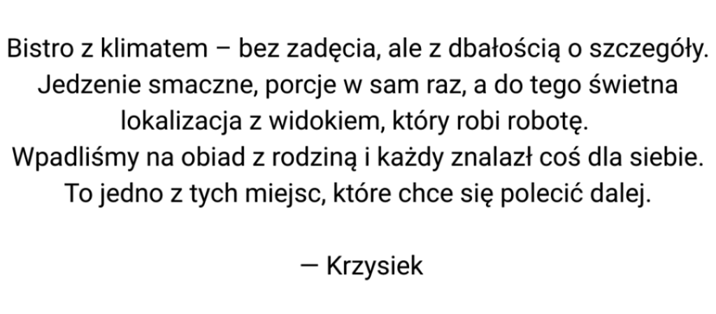 Opinia Krzysztofa